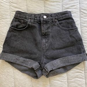 Urban Outfitters black jean, high waisted shorts